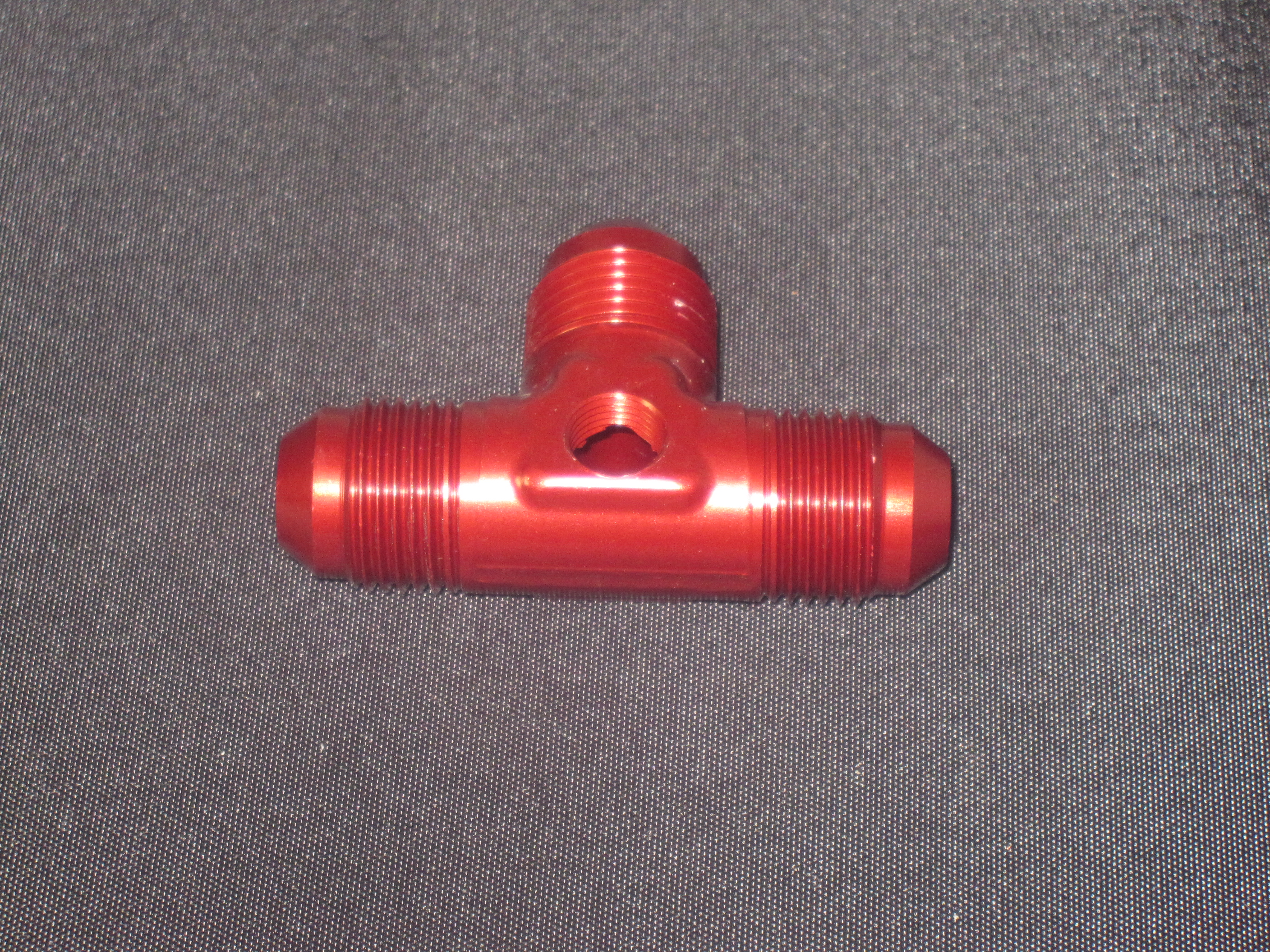 (image for) -6 MALE FLARE TEE W/1/8 NPT PORT